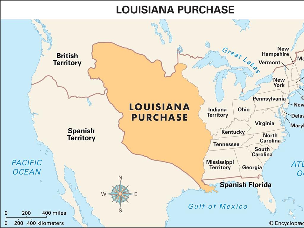 louisiana purchase map