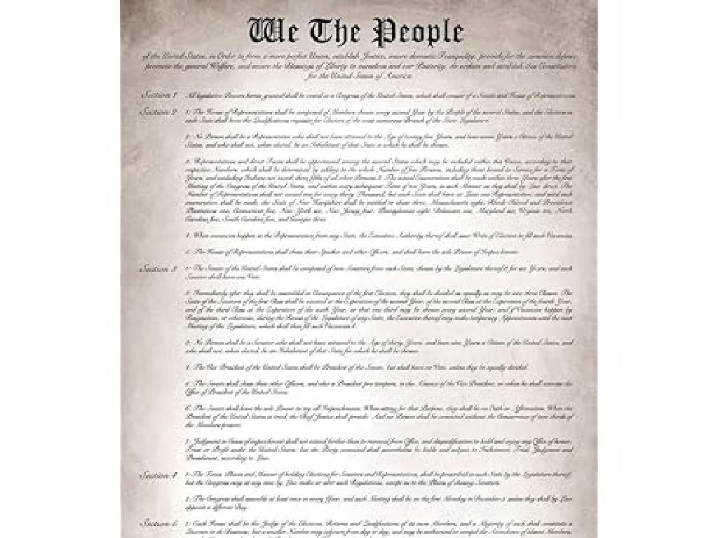 we the people document