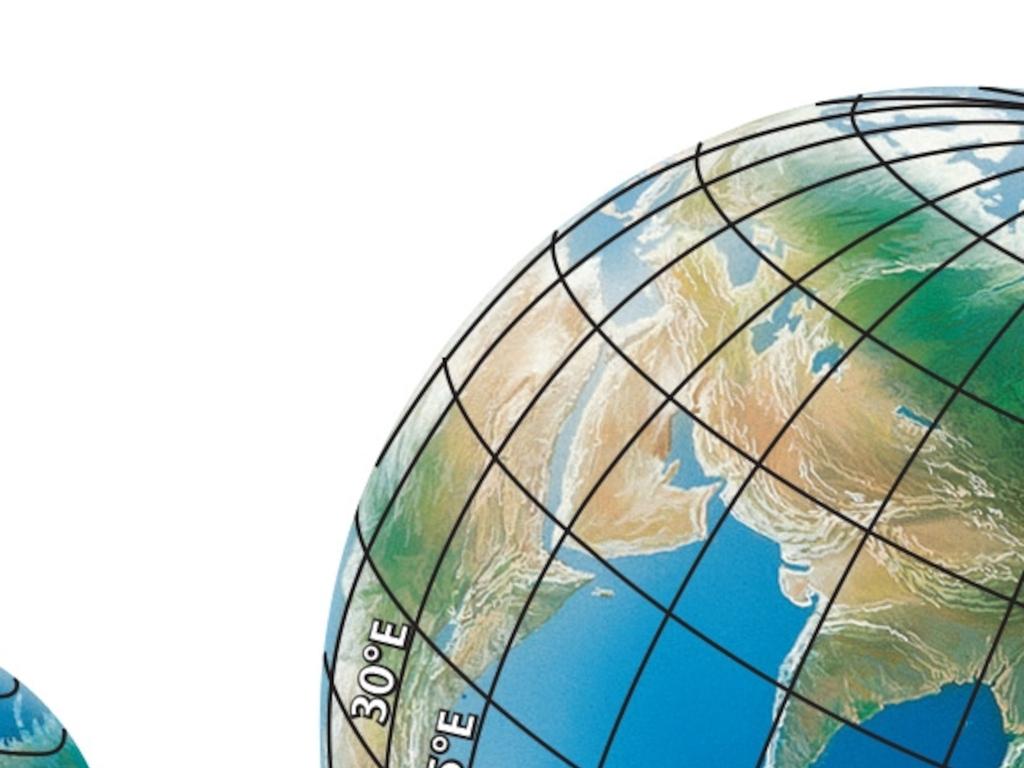 geographic terrain globe