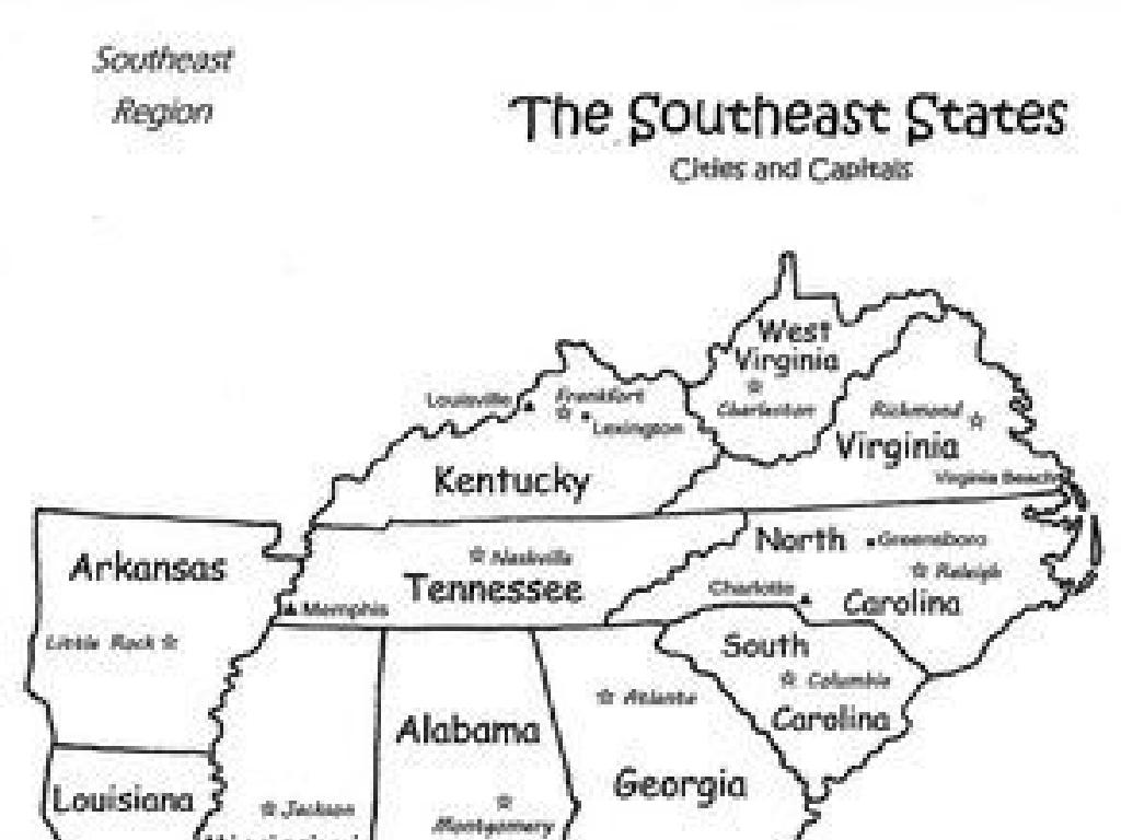 southeast states capitals