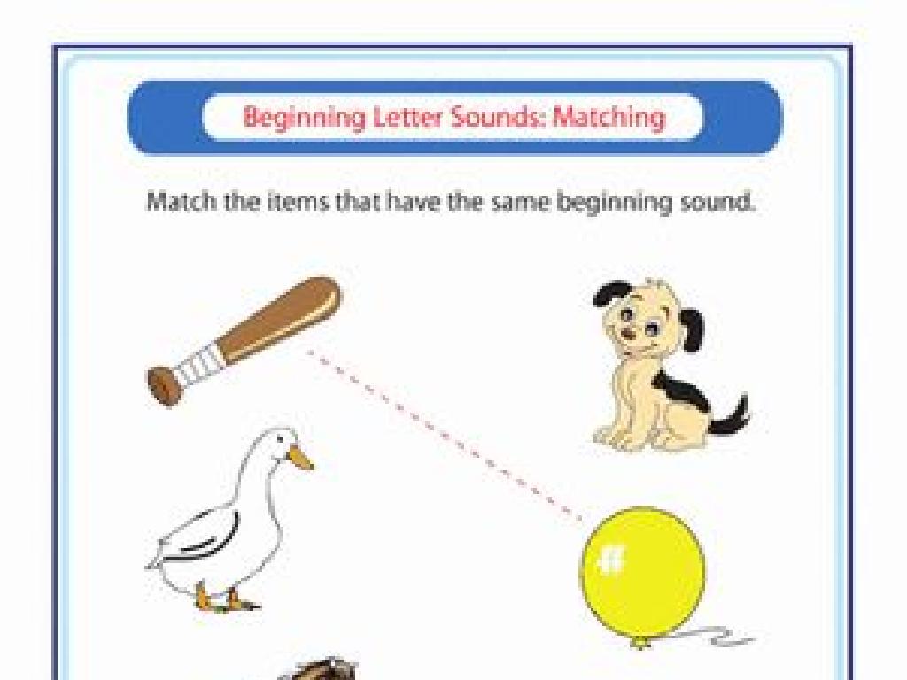 bat duck dog worksheet