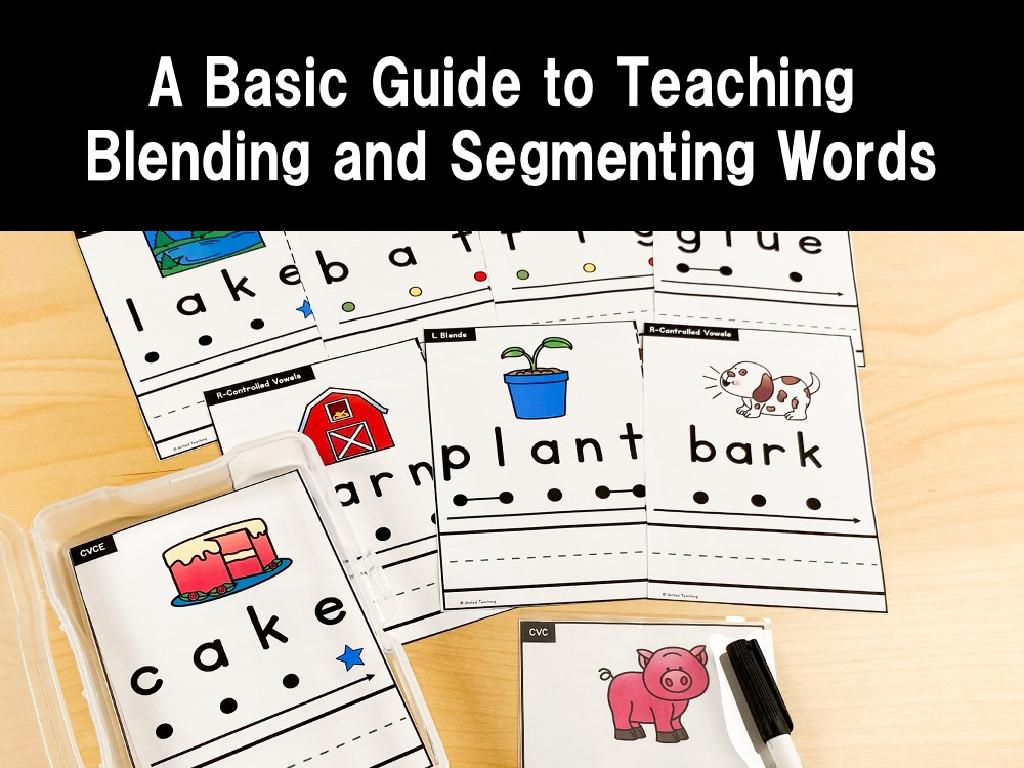 blending segmenting flashcards