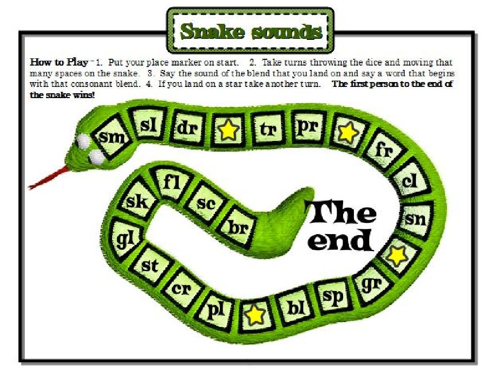 snake consonant blends