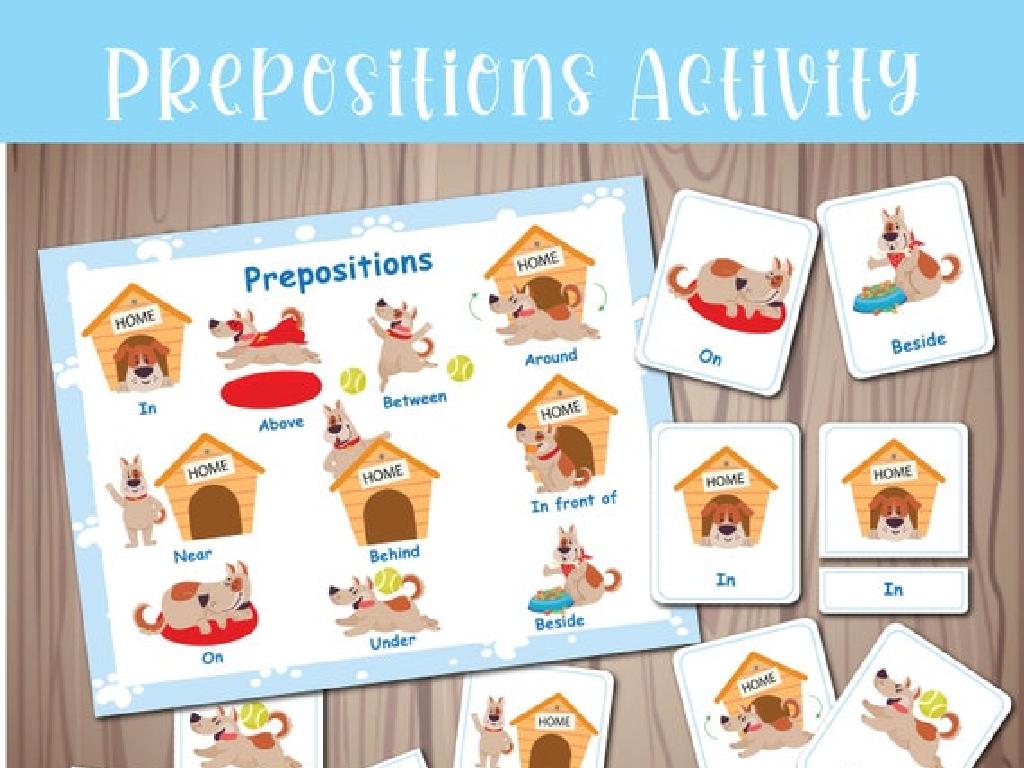 dogs prepositions activity