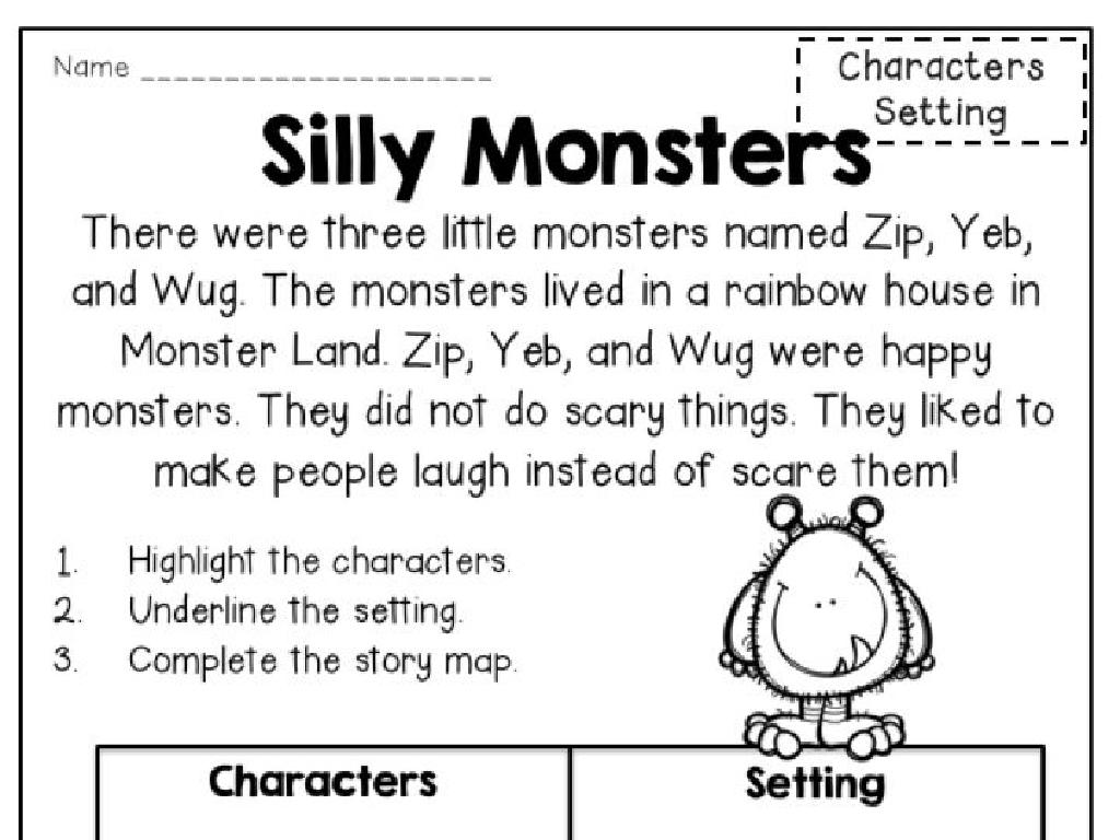 silly monsters activities