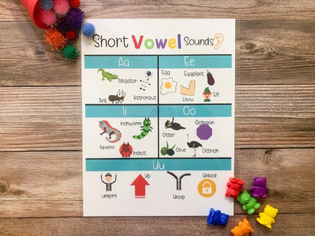 short vowel sounds chart