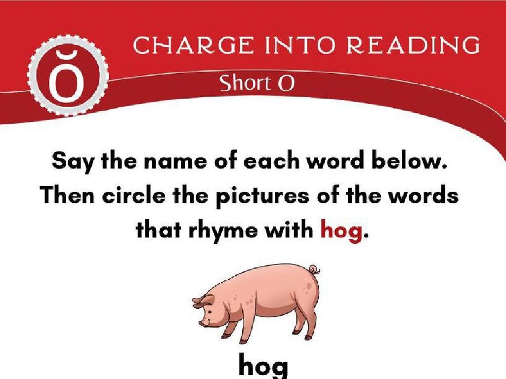 hog rhyming activity