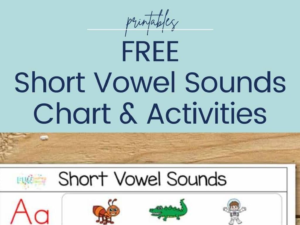 short vowel sounds activities