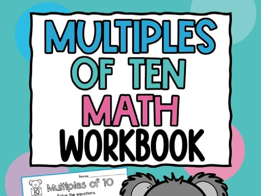 math workbook multiples