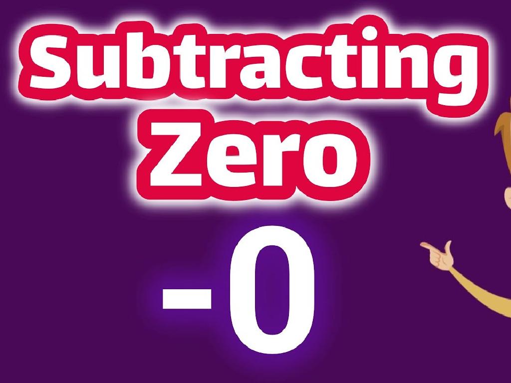 zero subtraction purple