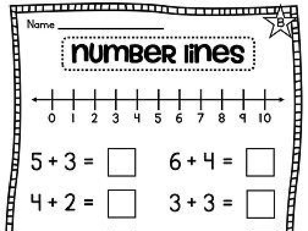 number line addition