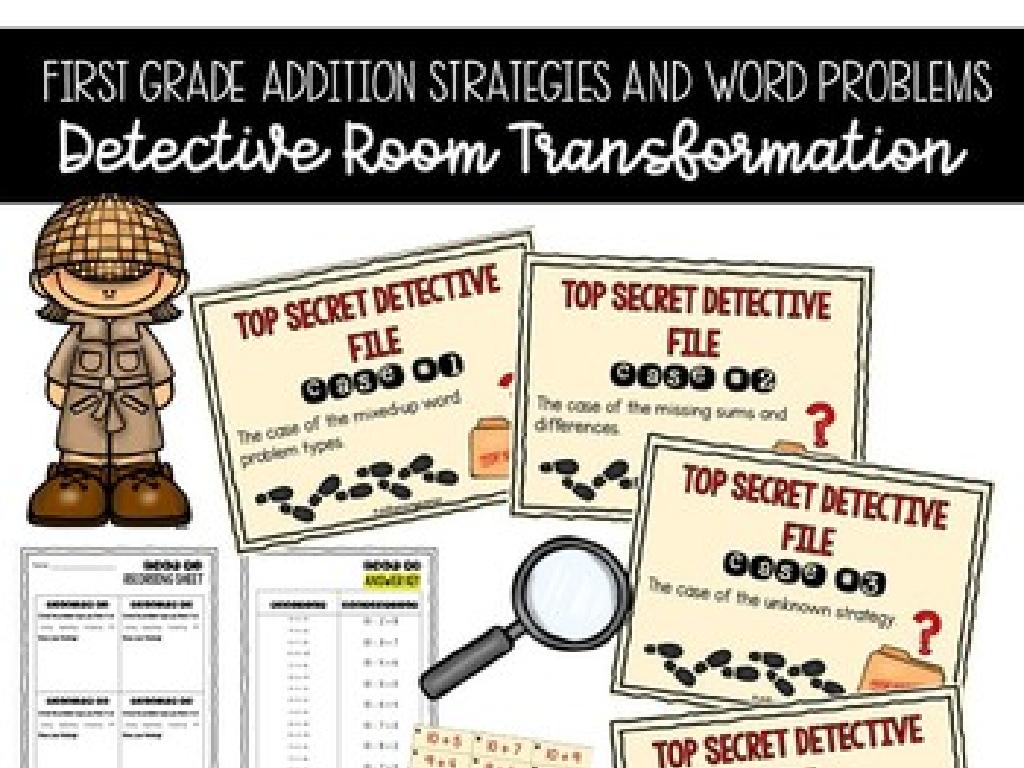 detective math worksheets