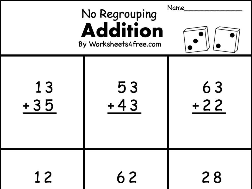 addition worksheet problems