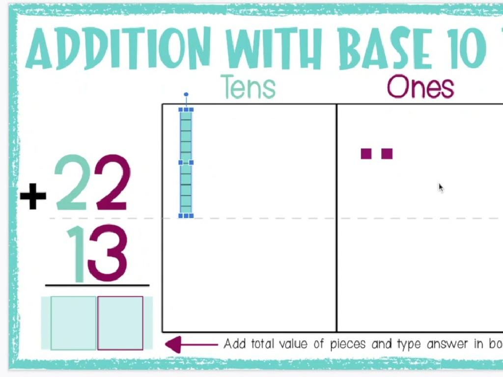 base 10 addition blocks