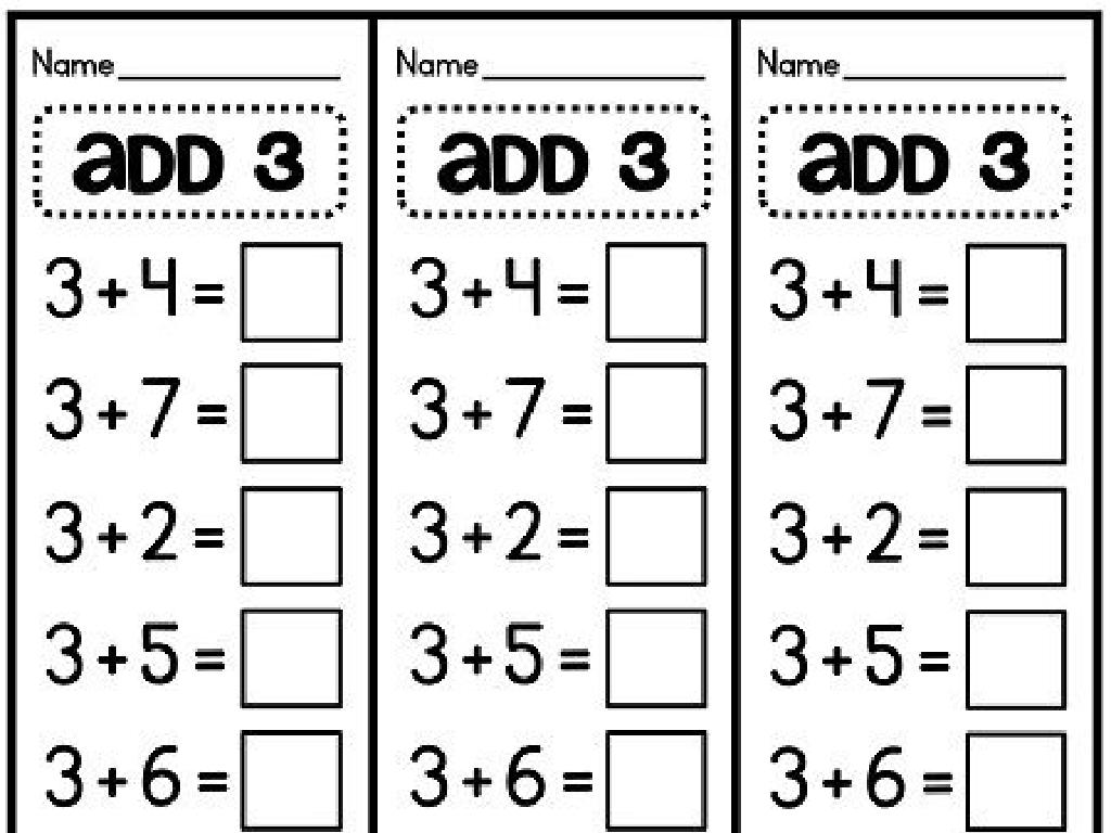 math addition worksheet