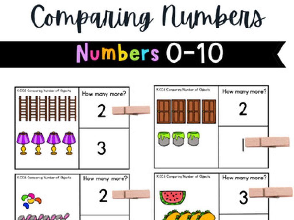 numbers comparison activity