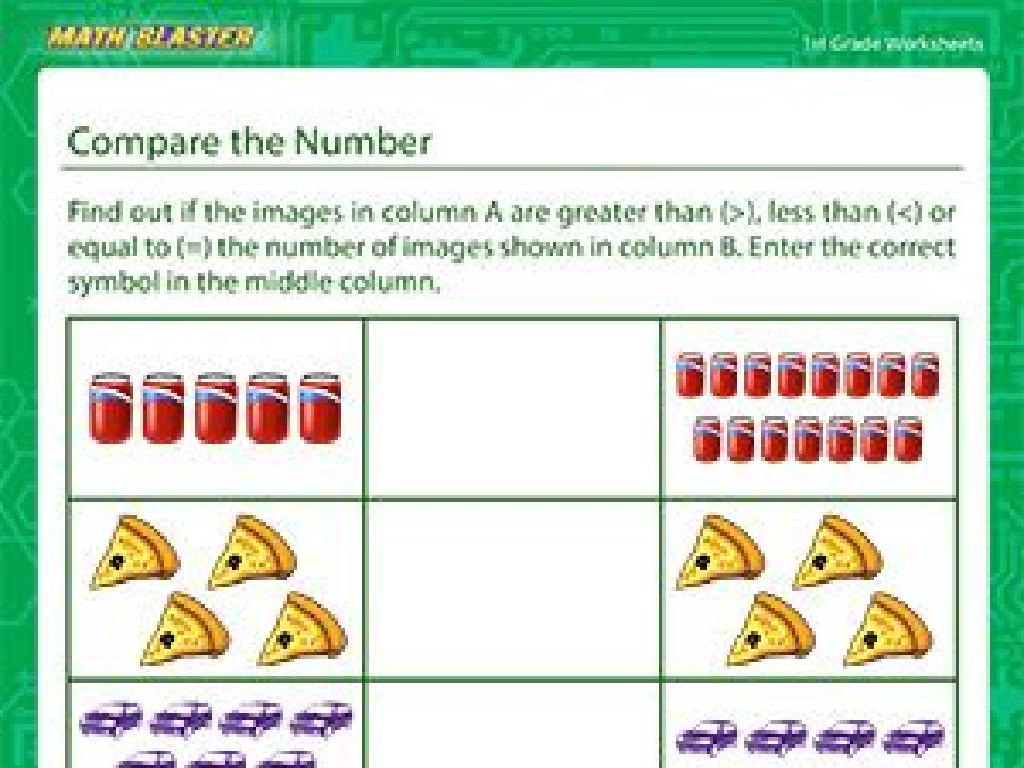 comparing item quantities