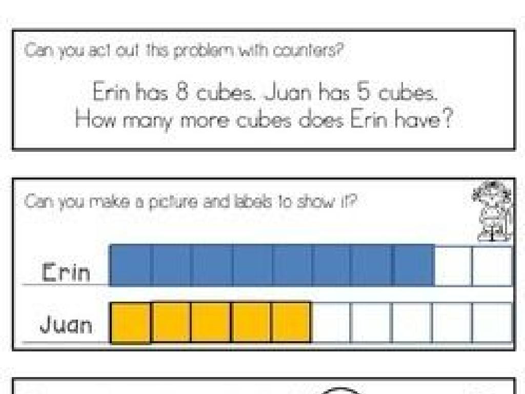 cubes comparison activity