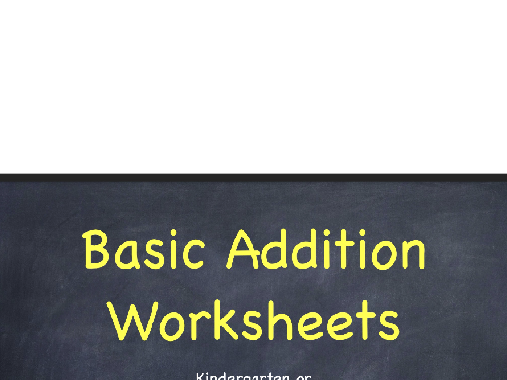 addition worksheets kids