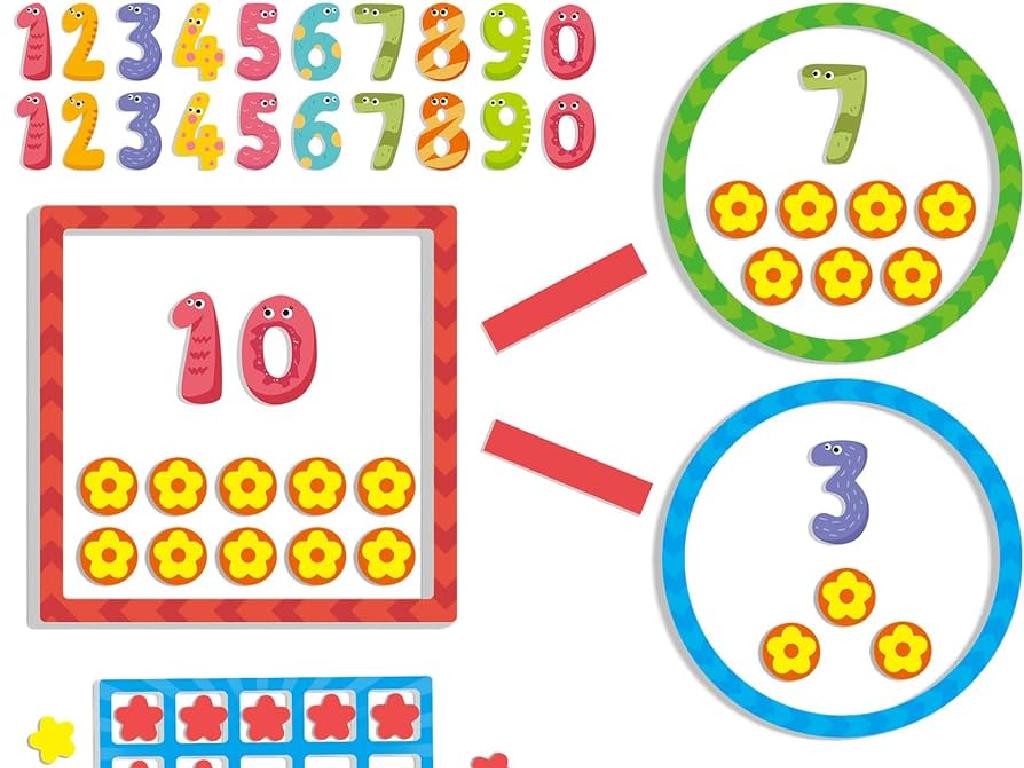 colorful number counters