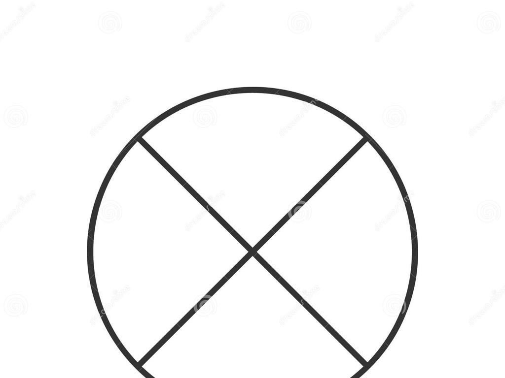 x symbol with lines