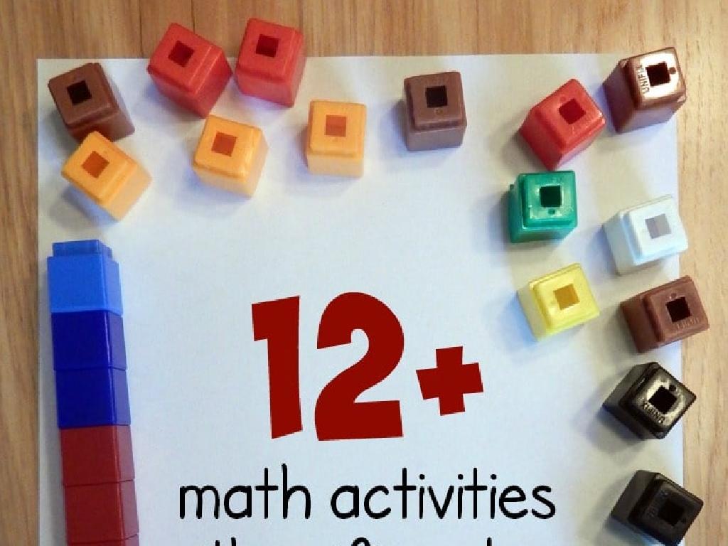 math activities cubes