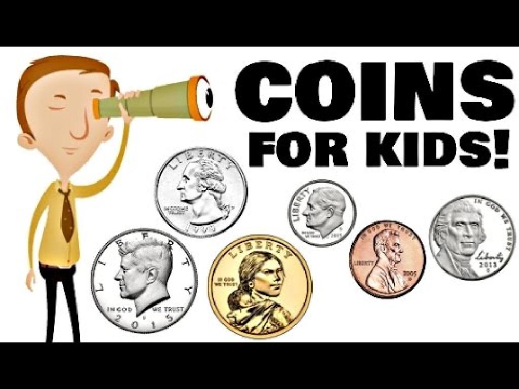 kids coins cartoon