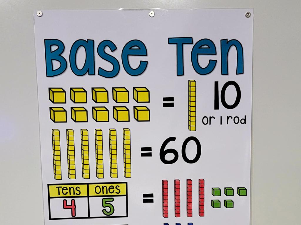 base ten math teaching