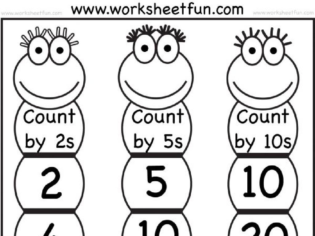 kids counting worksheet