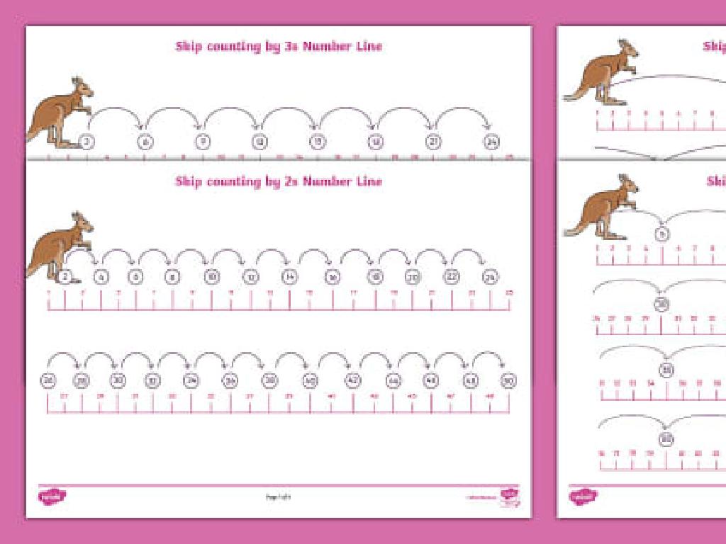 kangaroo skip counting