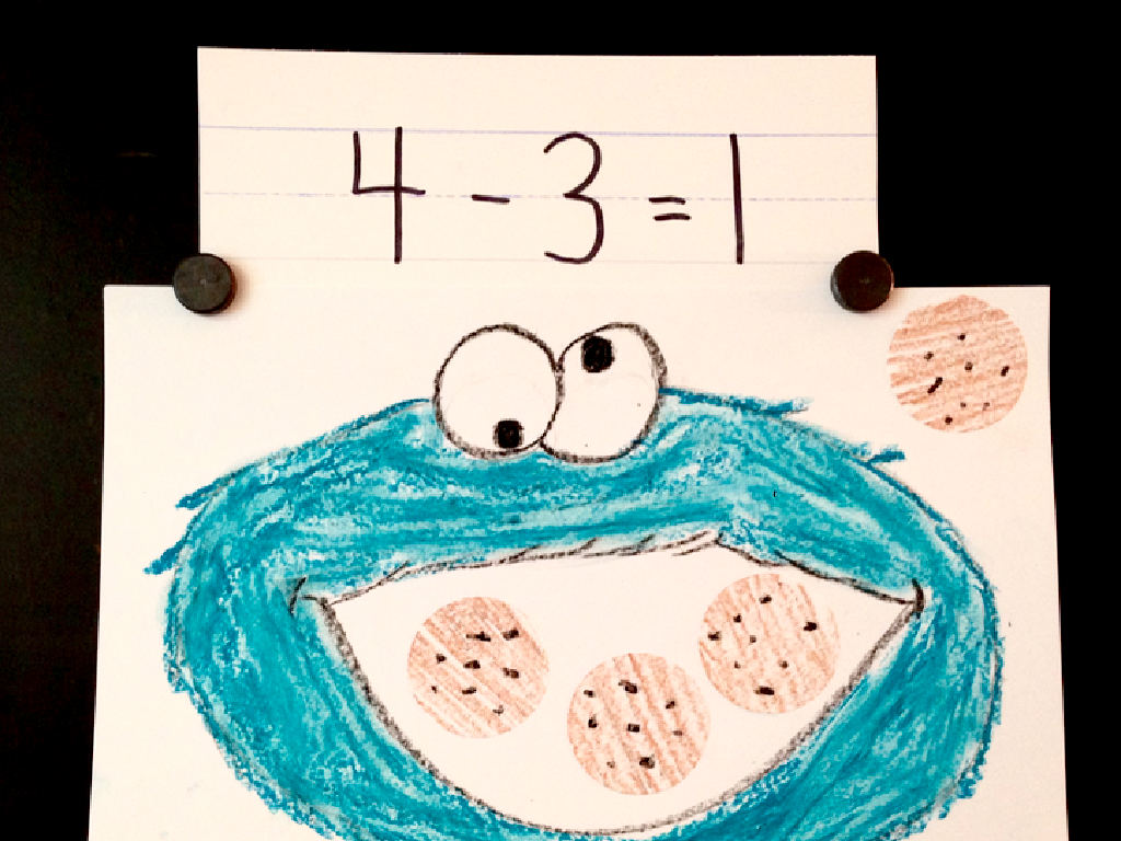 blue monster cookies math