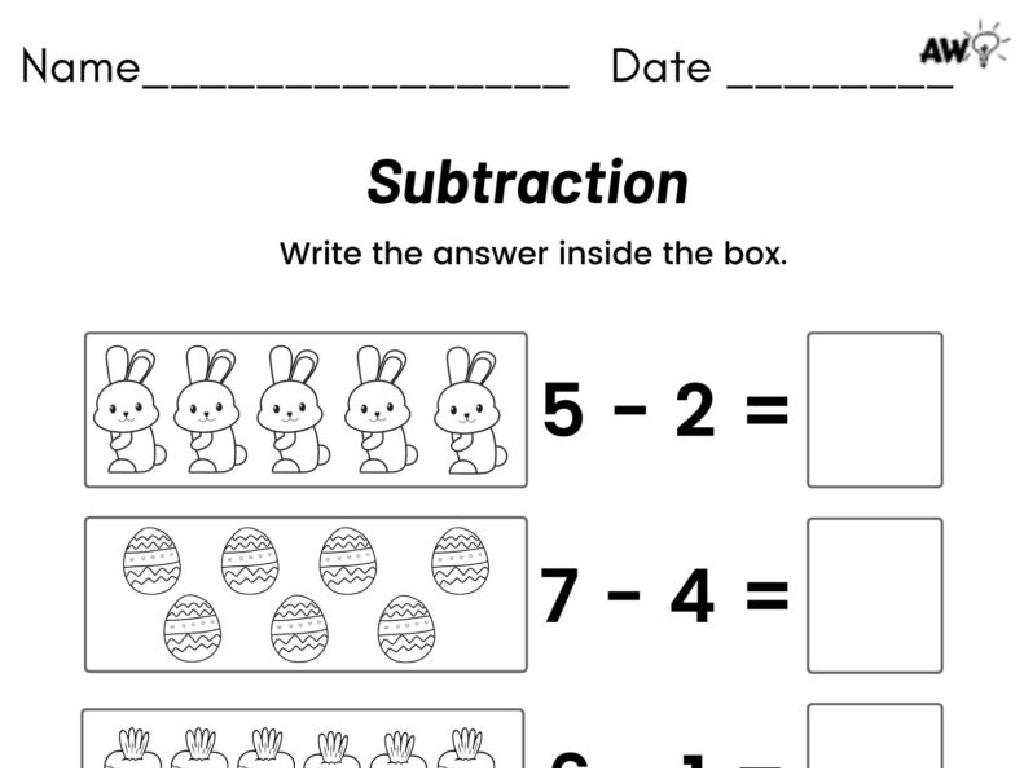 bunny egg subtraction