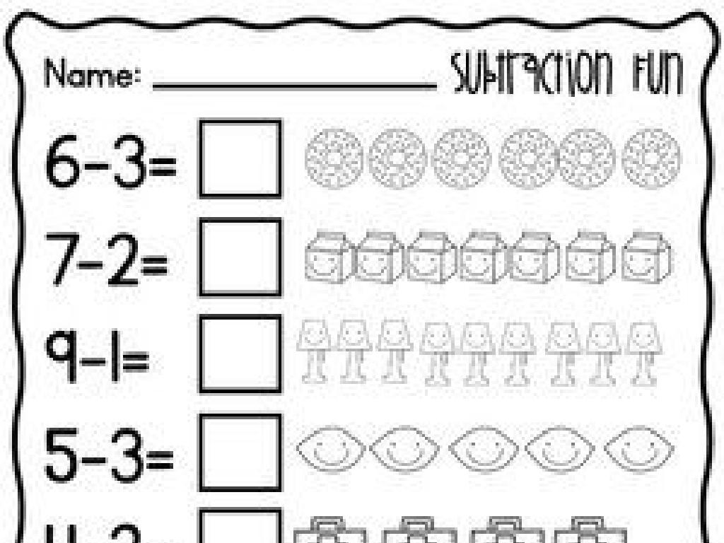 subtraction visual aids