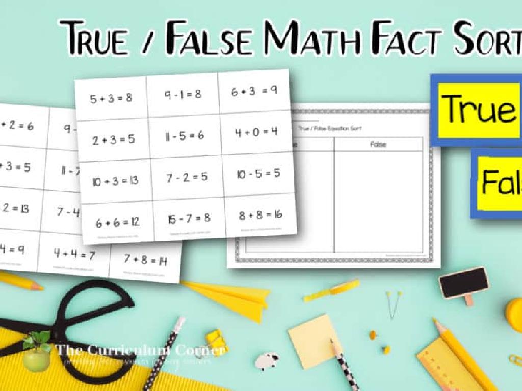 math fact sorting