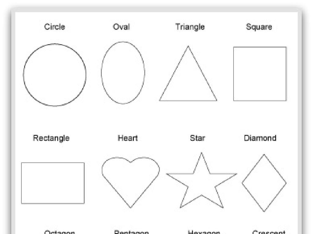 geometric shapes labels