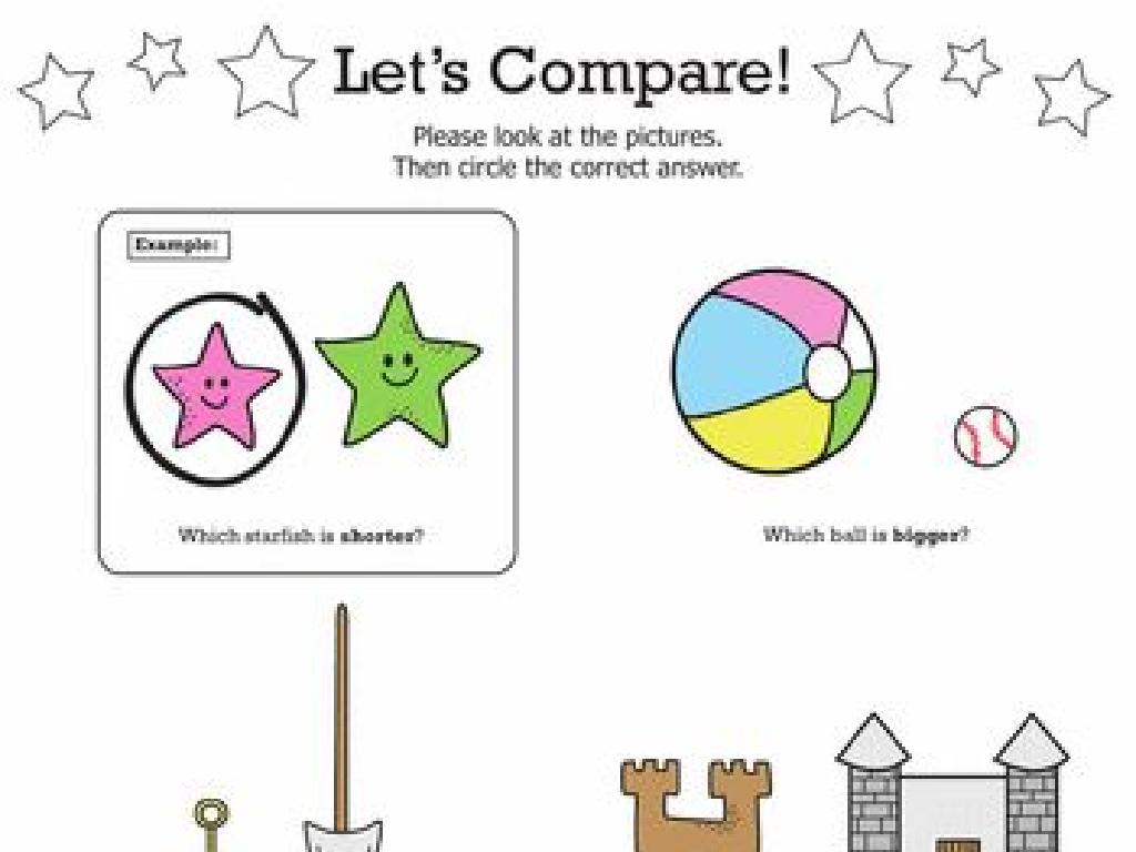 object comparison worksheet