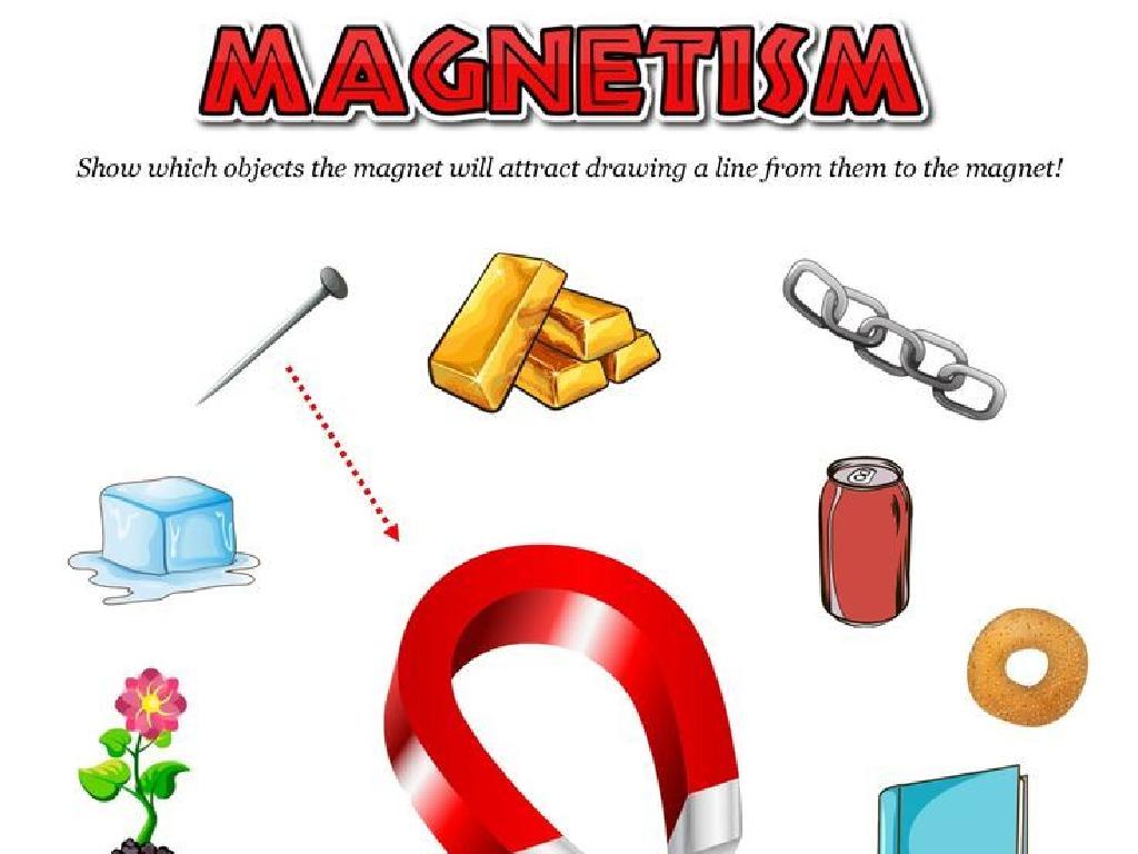 magnet attracting metal objects