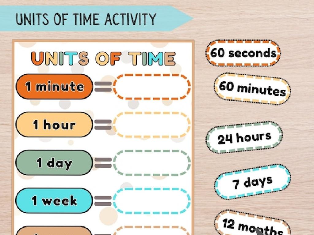 time matching activity