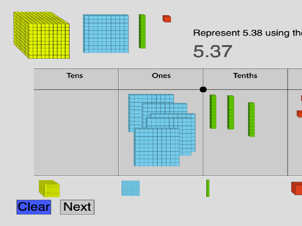 colored number blocks