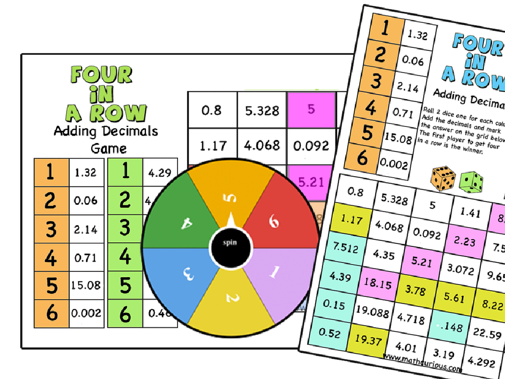 decimal addition game