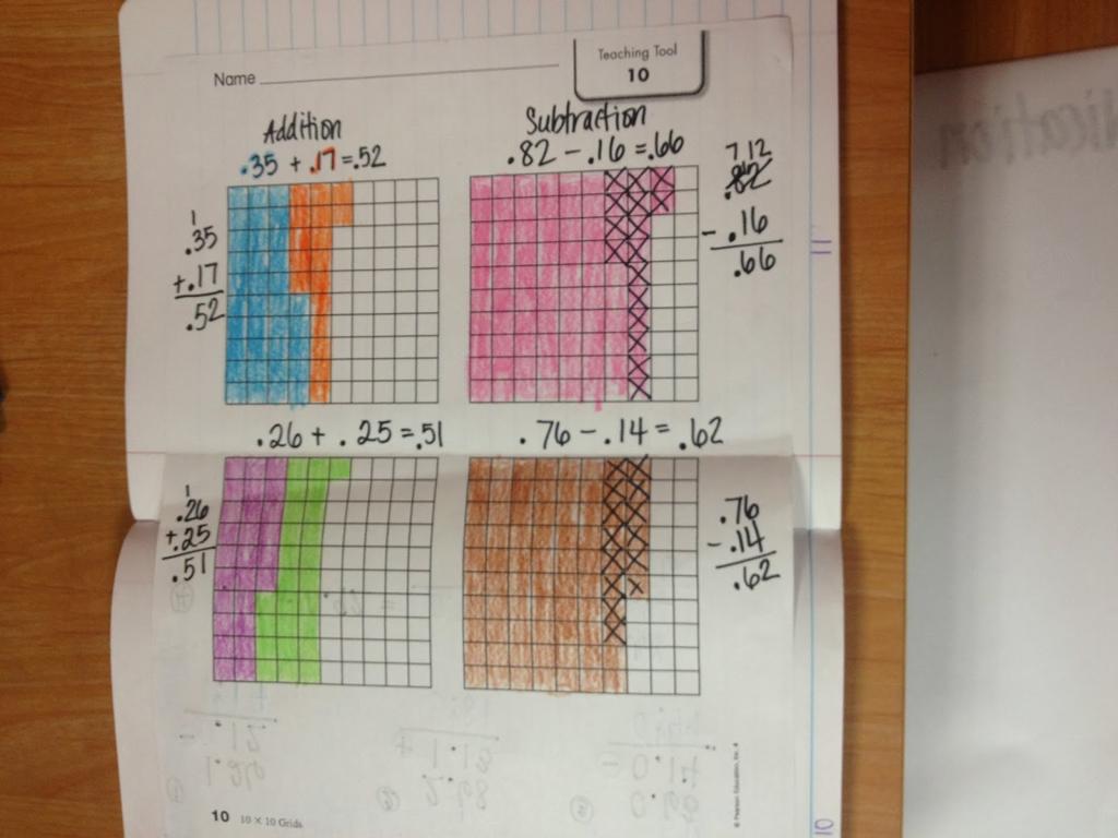 colored math grids