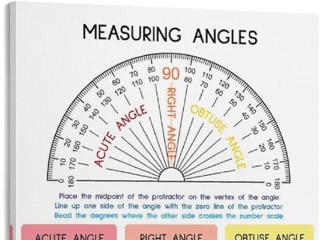 protractor measuring angles