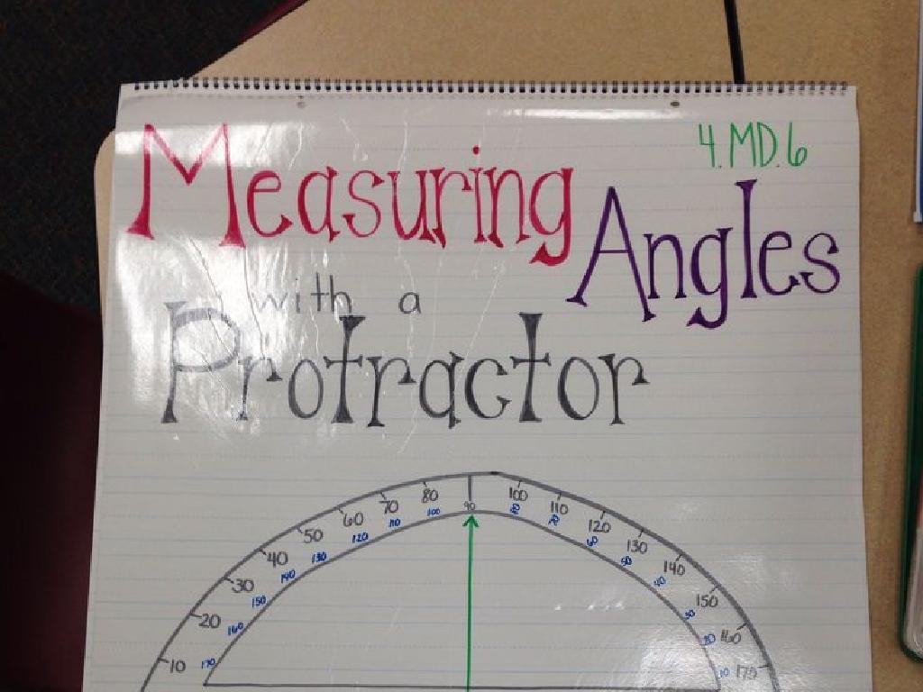 measuring angles protractor