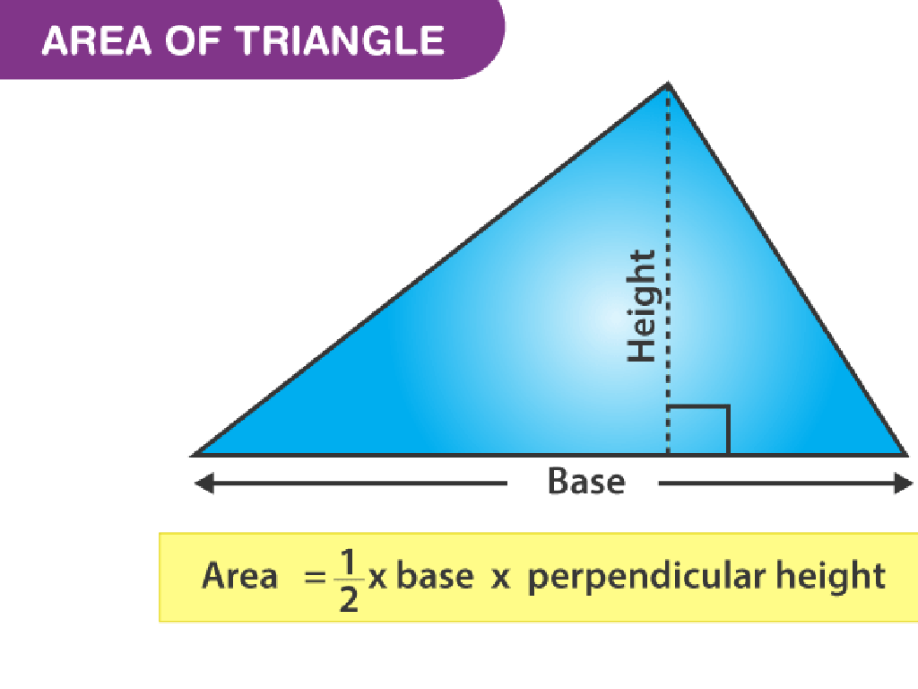 triangle area base height