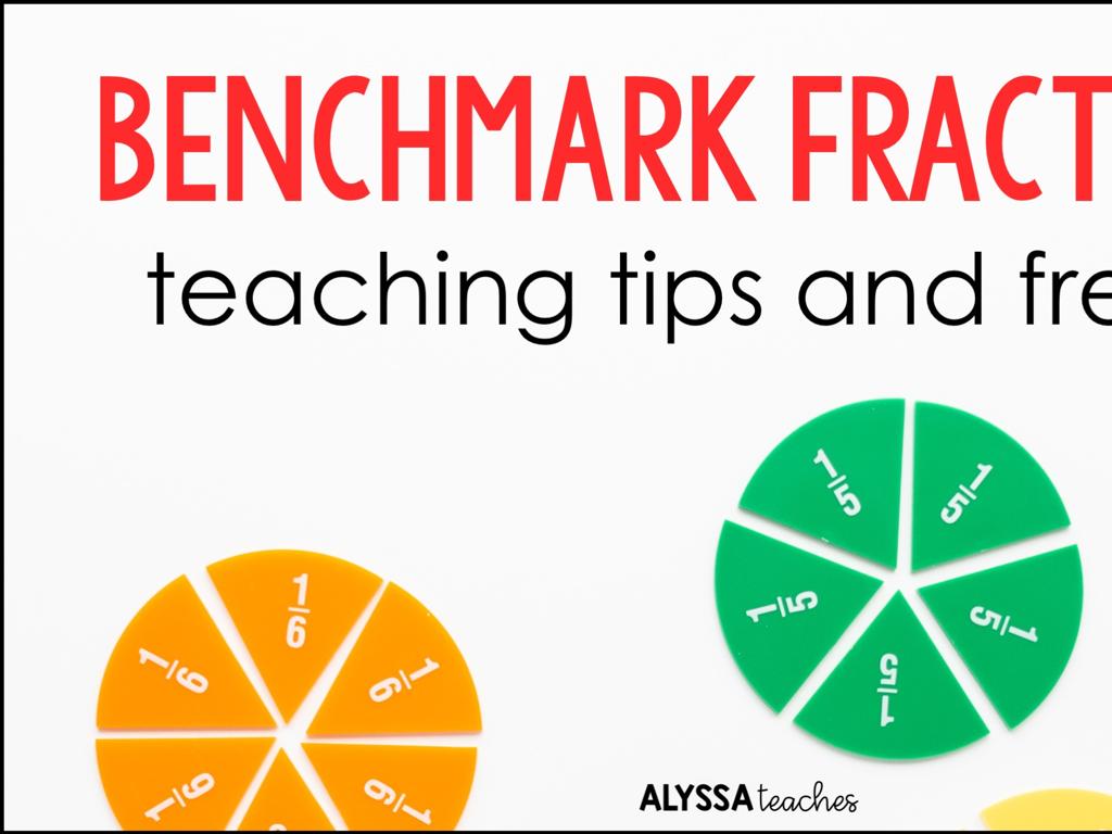 benchmark fractions freebie