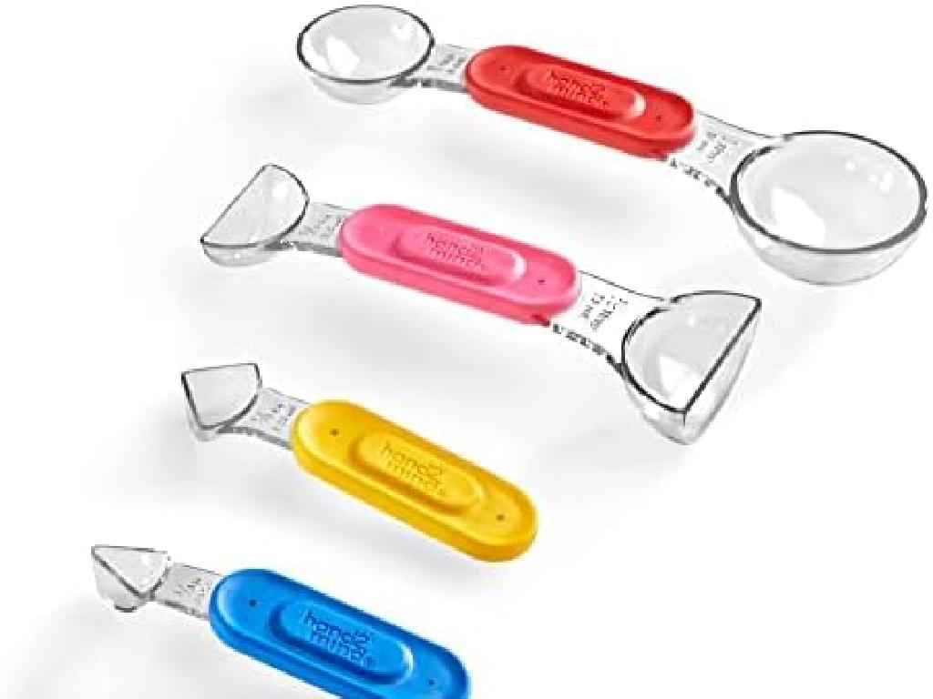 dual-ended measuring spoons