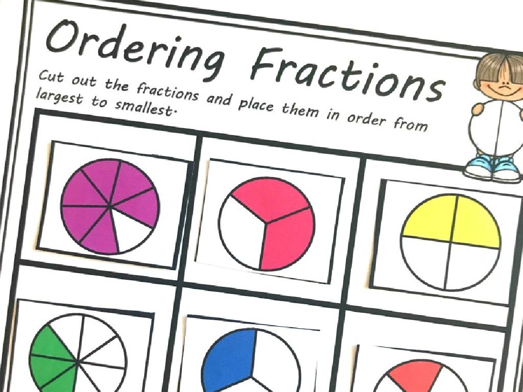 colored fraction worksheet