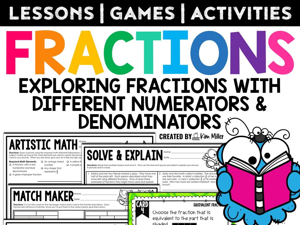 fractions learning activities