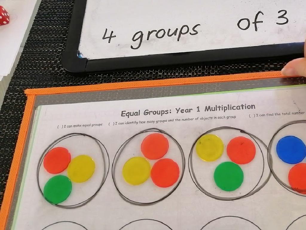 year 1 multiplication counters