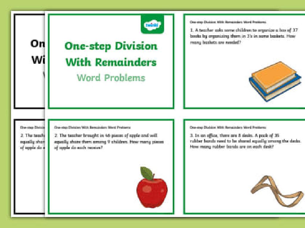 division worksheets remainders